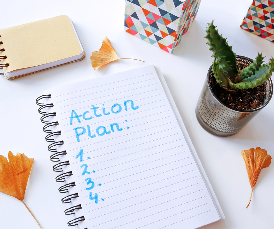 Action Brings Clarity action plan list